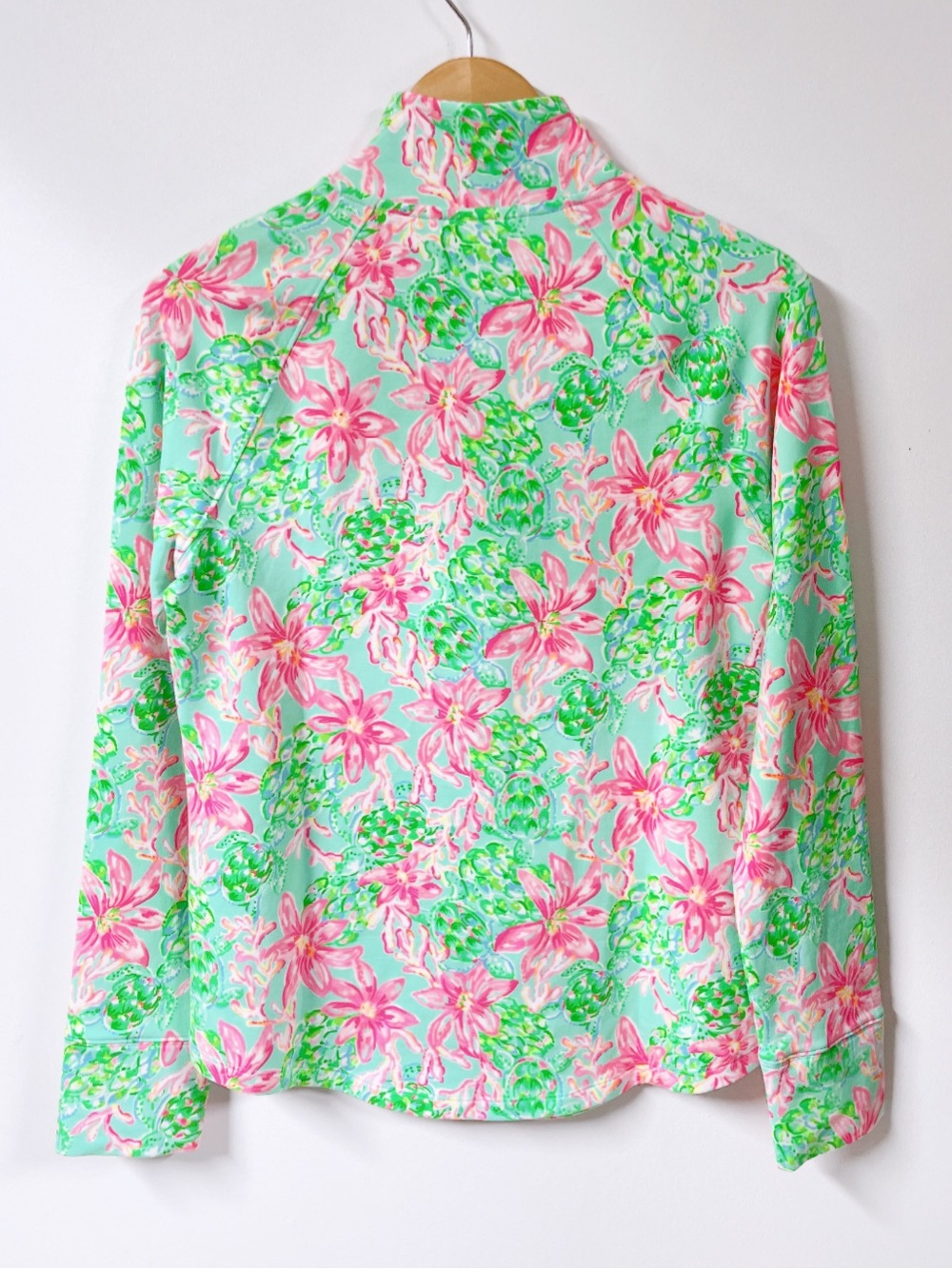 LILLY PULITZER UPF 50+ Skipper Popover Long Sleeve Half-Zip Pullover Top - Picture 3 of 8